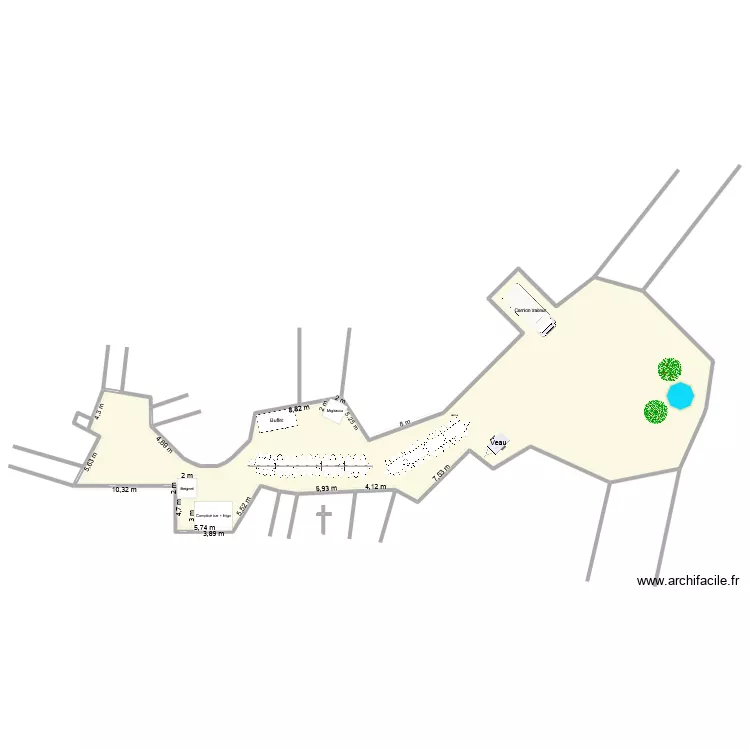 balba. Plan de 1 et 664 m² balba. Plan de 1 et 664 m²