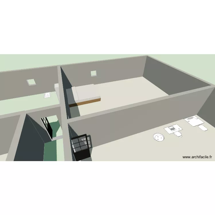 maison. Plan de 3 Pièces et 167 m² maison. Plan de 3 Pièces et 167 m²
