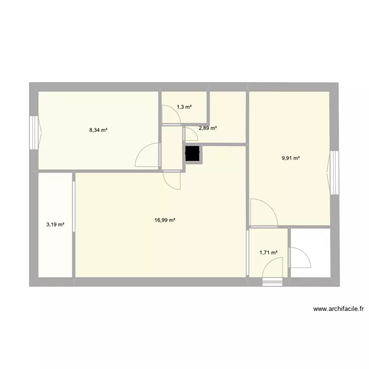 Saint Hilaire test version petit. Plan de 