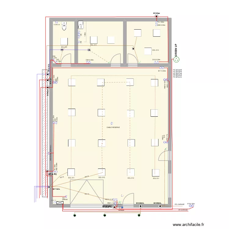 BUREAUX GARAGE VOITURE0. Plan de 