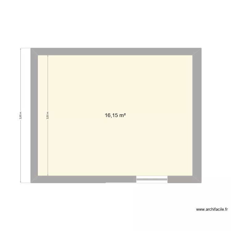 jardin. Plan de 1 et 16 m² jardin. Plan de 1 et 16 m²