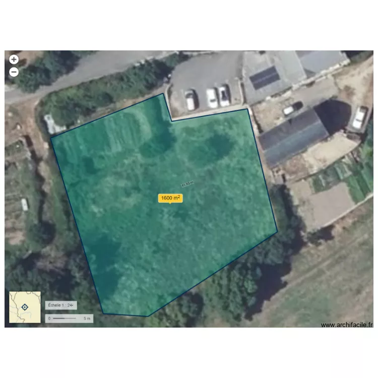 Projet salle COmmunale Cultures. Plan de 