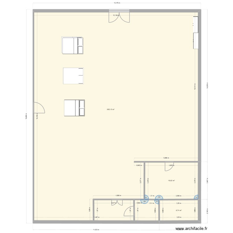 carhaix. Plan de 0 pièce et 0 m2