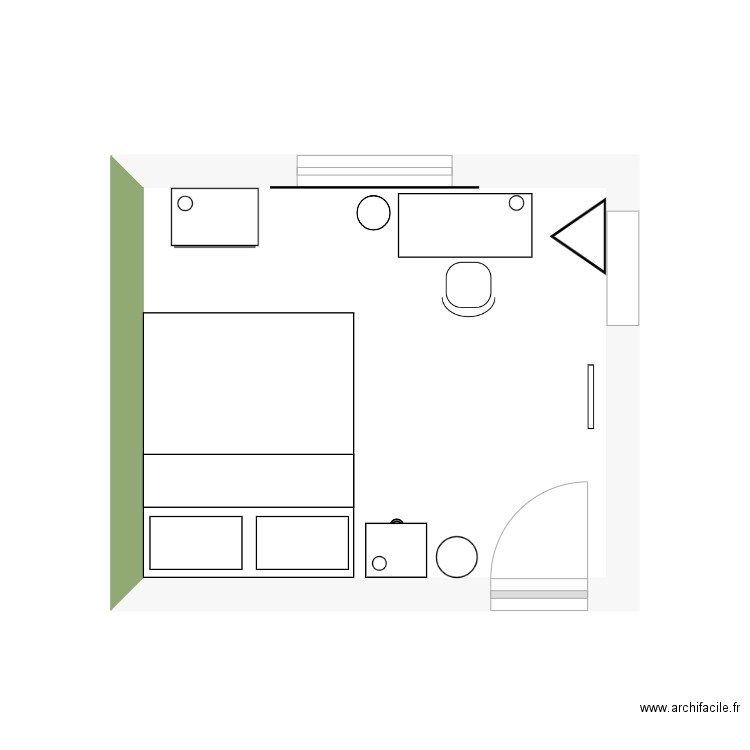 chambre 4. Plan de 0 pièce et 0 m2