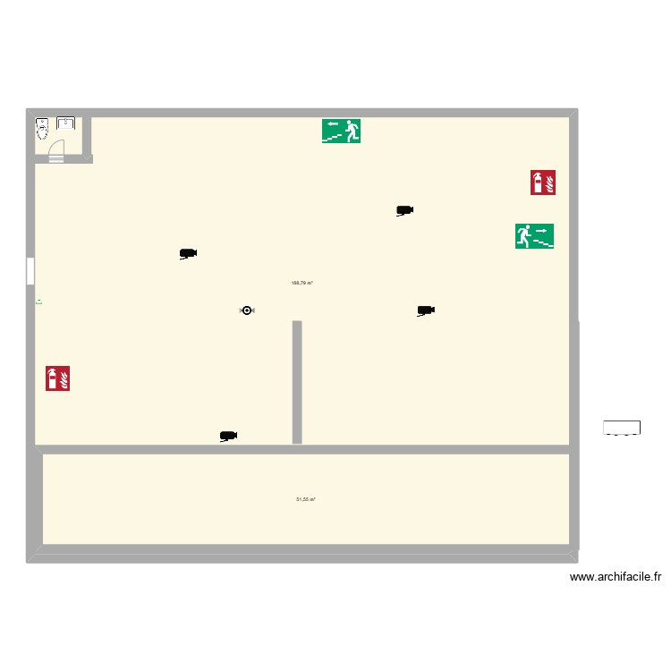 magasin. Plan de 0 pièce et 0 m2