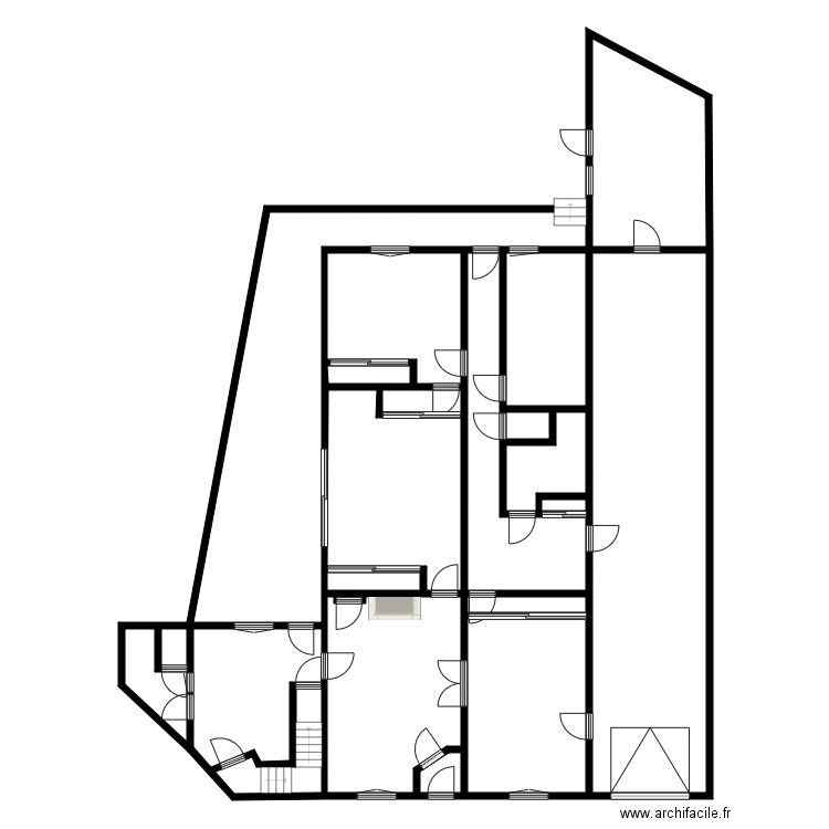 engler. Plan de 25 pièces et 514 m2