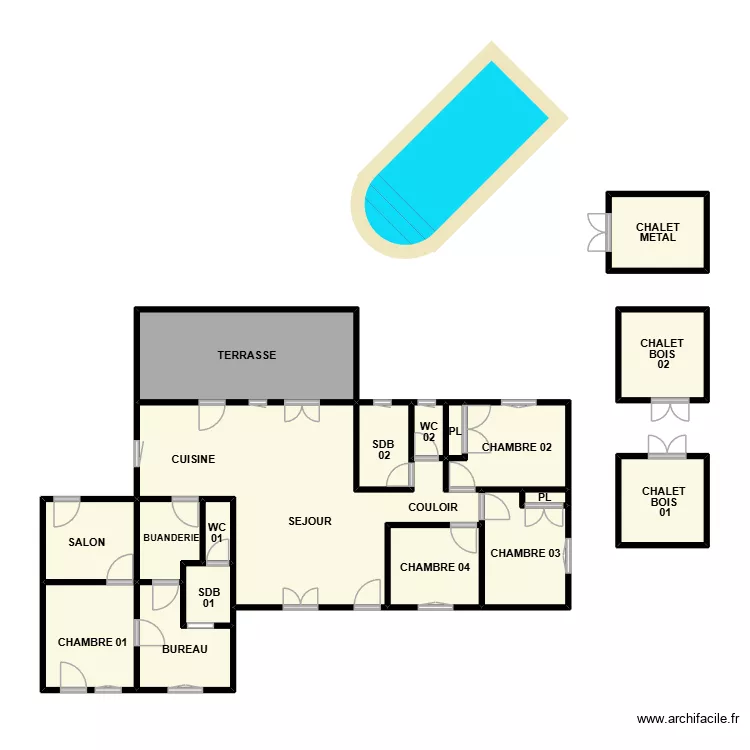 PLAN ST GILLES AM MAISON. Plan de 