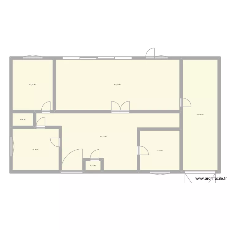 Maison Ressaix reno 1. Plan de 