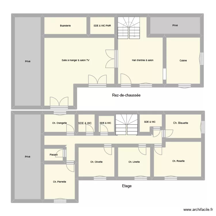 GR3426. Plan de 17 Pièces et 146 m² GR3426. Plan de 17 Pièces et 146 m²