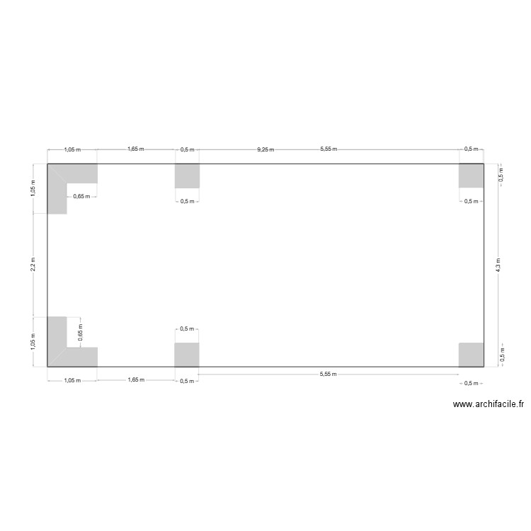 DONZELOT STRUCTURE POOLHOUSE. Plan de 0 pièce et 0 m2