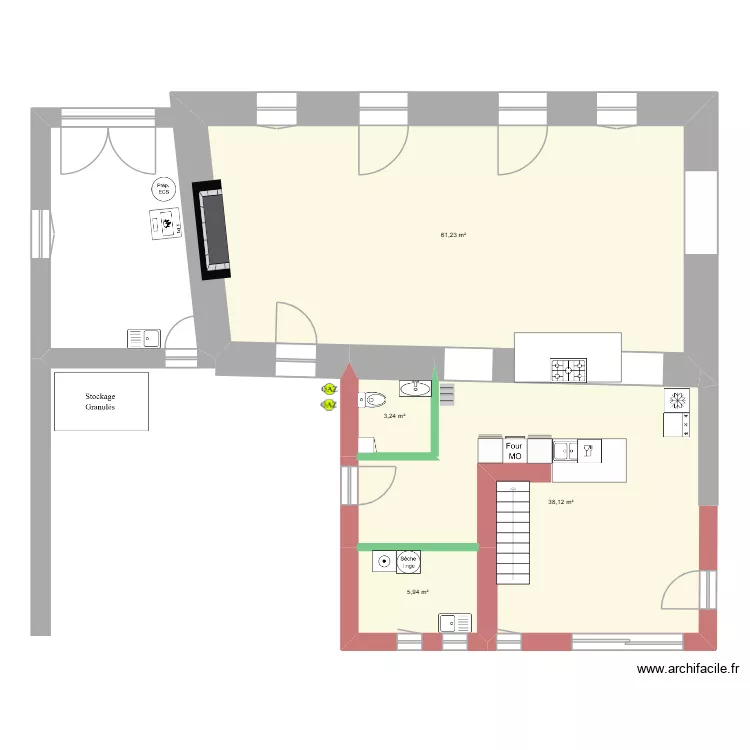 BRIERE BERNARD - EF. Plan de 4 et 109 m² BRIERE BERNARD - EF. Plan de 4 et 109 m²