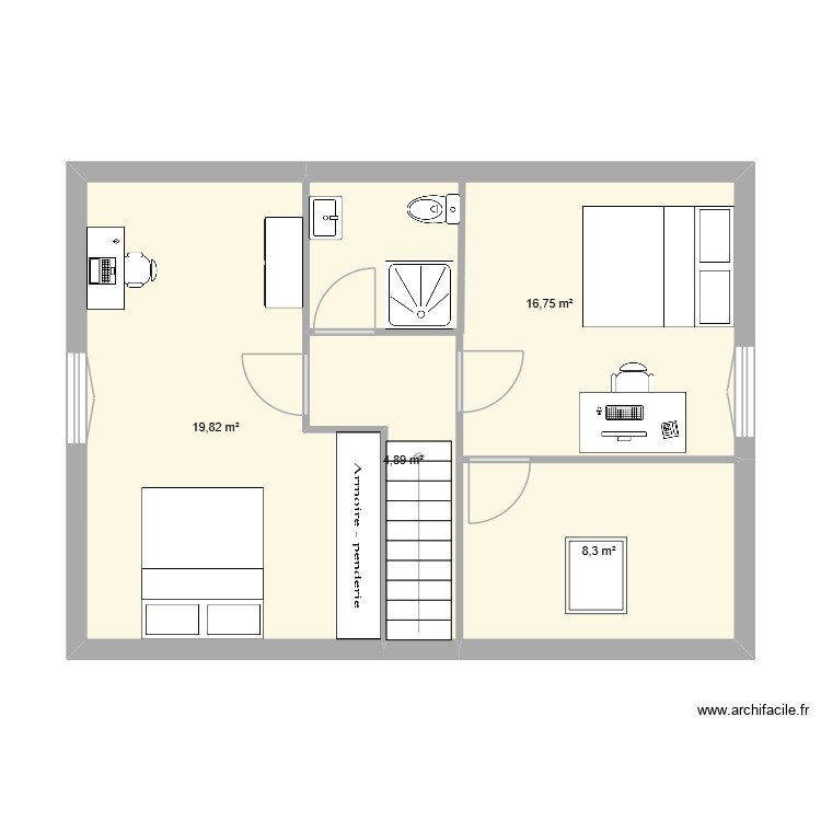 R+1 chemin des bateliers. Plan de 0 pièce et 0 m2