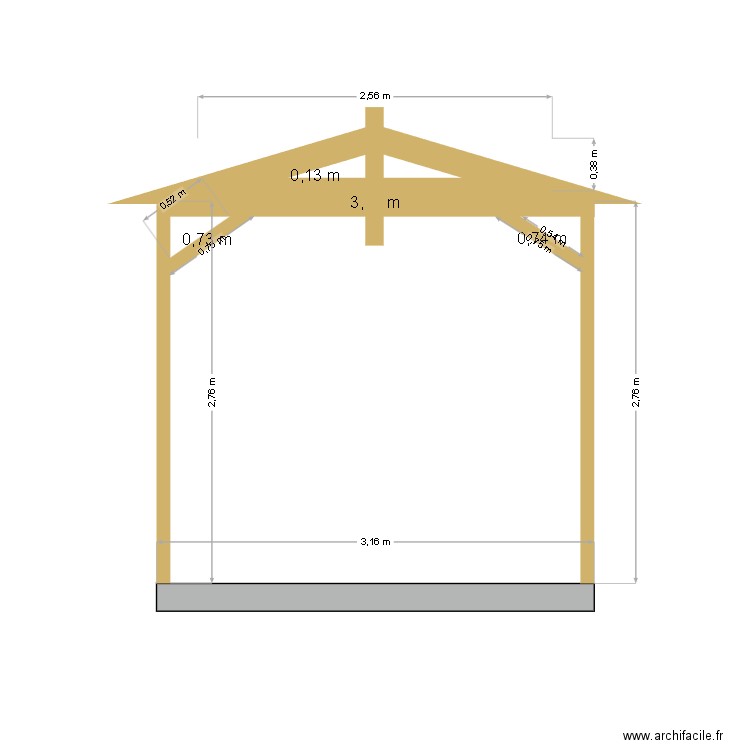 kARPORT face. Plan de 0 pièce et 0 m2