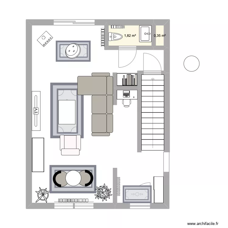 maison3. Plan de 2 Pièces et 2 m² maison3. Plan de 2 Pièces et 2 m²