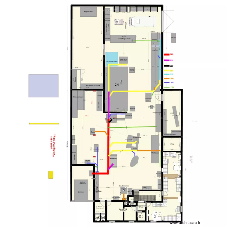 atelier Yann V12. Plan de atelier Yann V12. Plan de