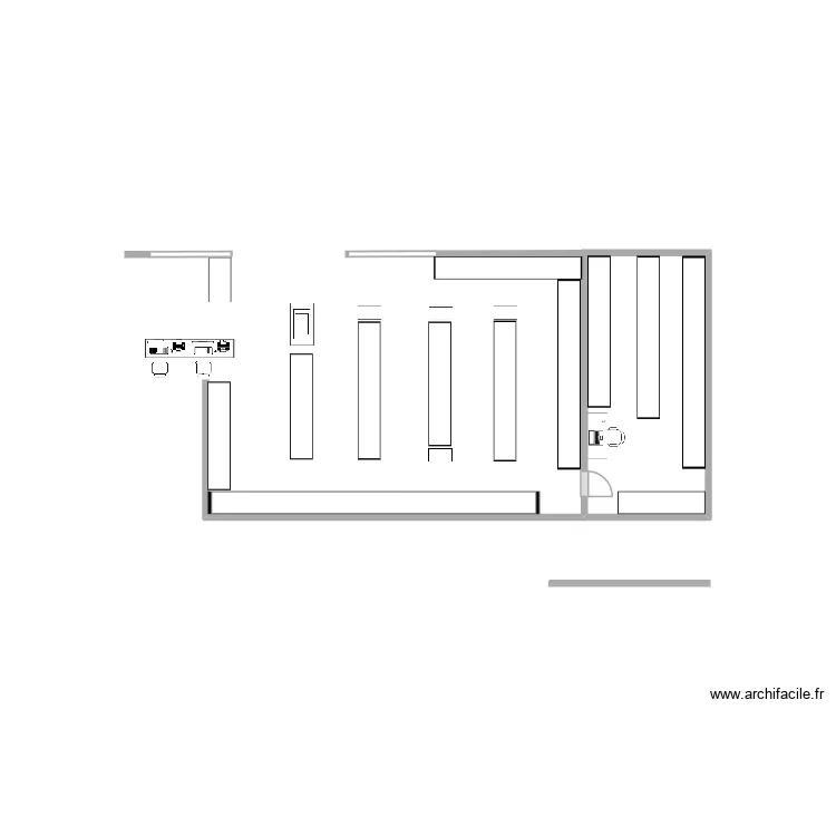 para. Plan de 1  et 2 m²