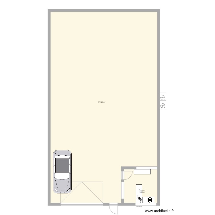 events auto romain. Plan de 4 pièces et 208 m2