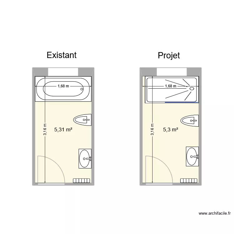 Grenier Georges. Plan de 