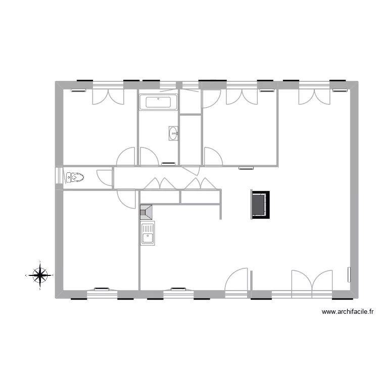 Plan Paron_Groupama. Plan de 10  et 92 m²