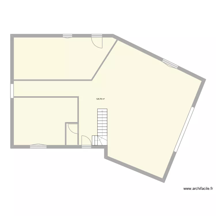 vaas. Plan de 1 et 130 m² vaas. Plan de 1 et 130 m²