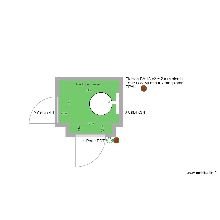 30894 Local panoramique. Plan de 0 pièce et 0 m2