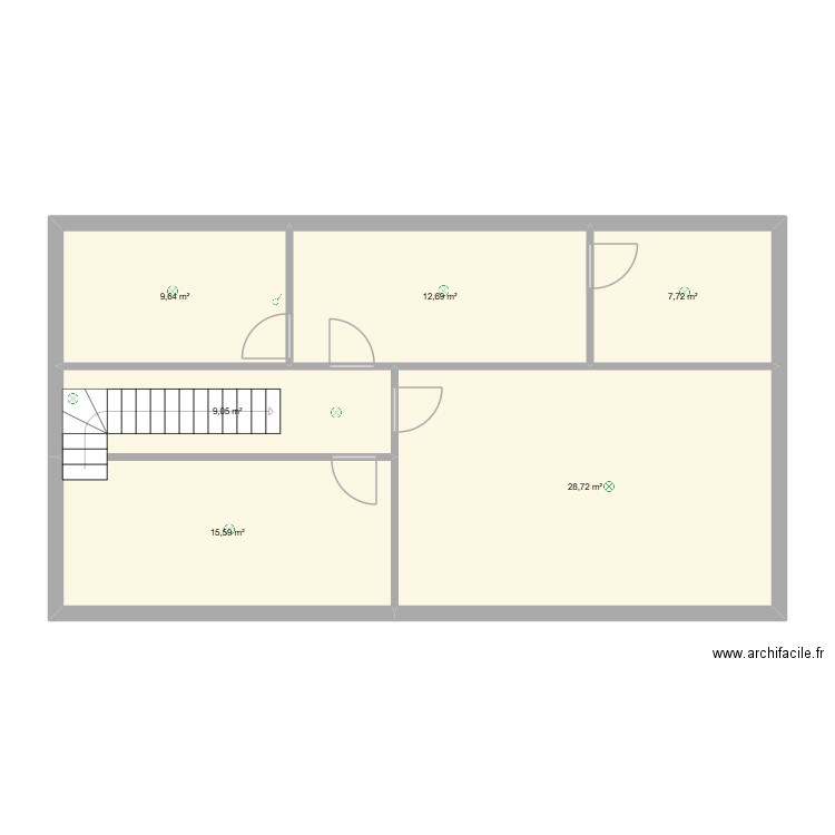 neuville 5. Plan de 6 pièces et 83 m2