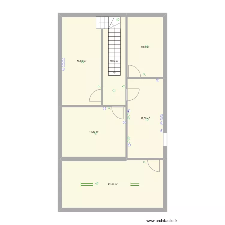 neuville 5. Plan de 6  et 83 m²