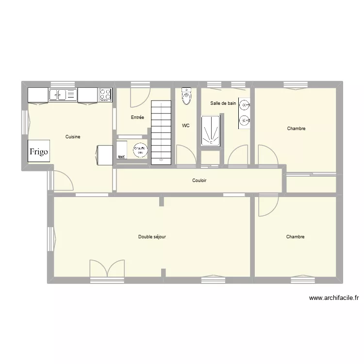 Ro&ecirc;ze. Plan de 12  et 85 m²