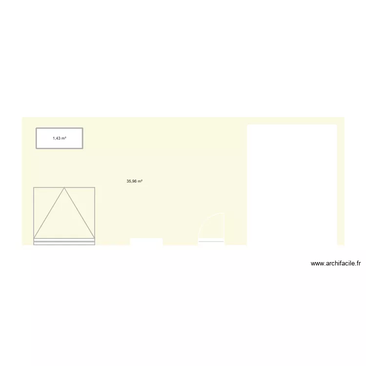 plan 3. Plan de 2  et 39 m²