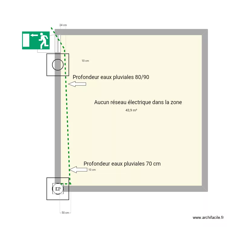 Tra&ccedil;age . Plan de 