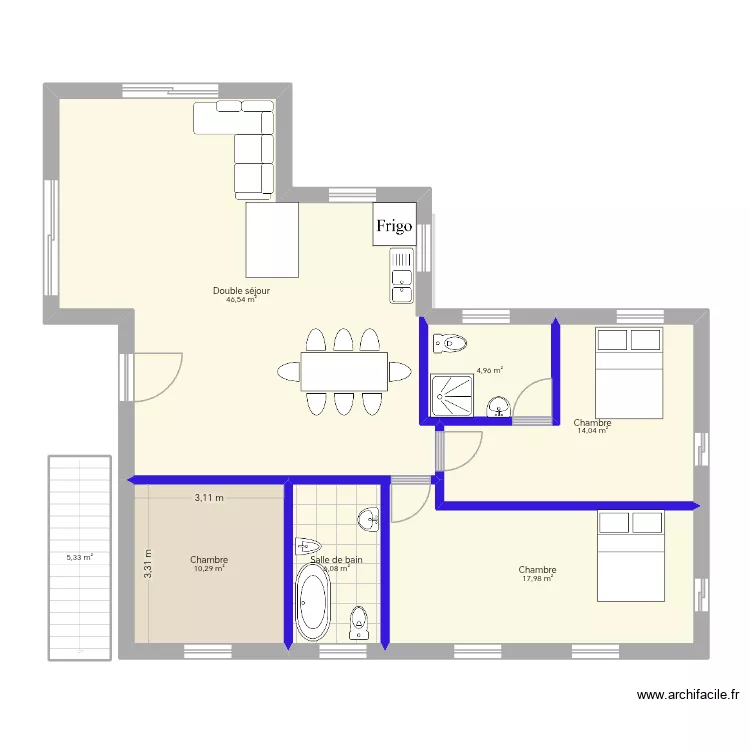 Casa de casar de palomero 6 REFORMA V2. Plan de 
