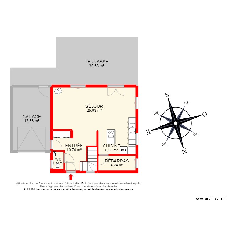 BI 16128. Plan de 0 pièce et 0 m2