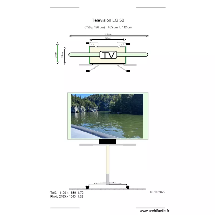 I- 01 T&eacute;l&eacute;vision 08. Plan de 