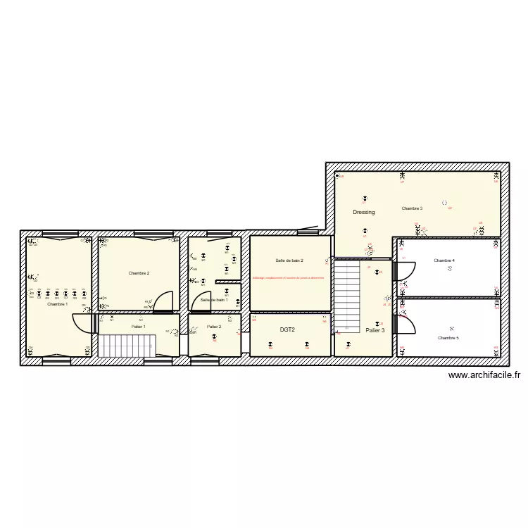 WANZE schema de position 2. Plan de 31  et 351 m²