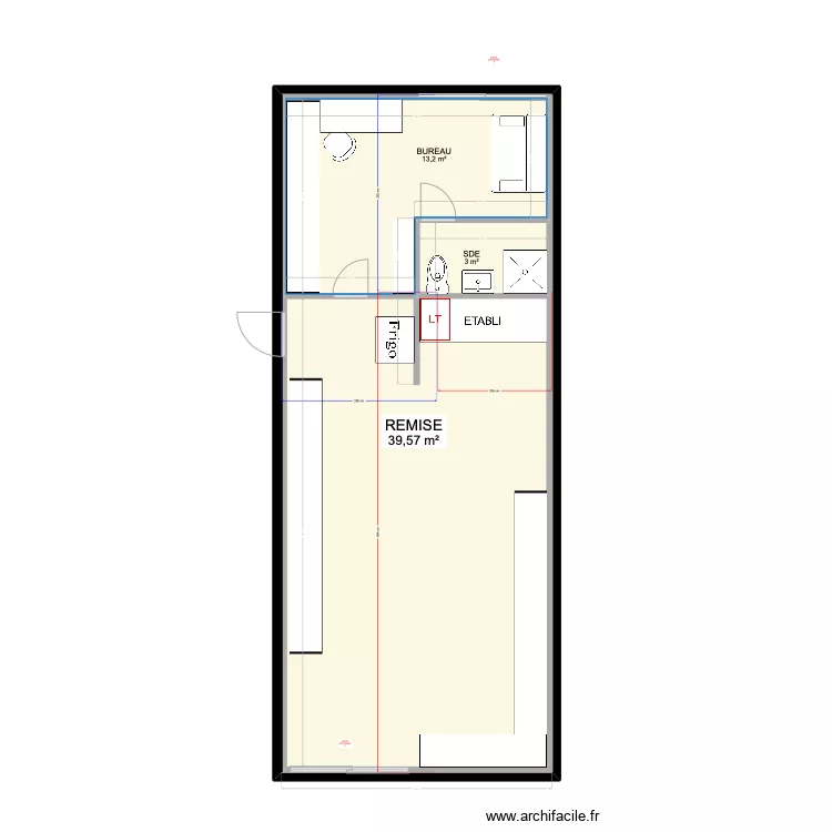 IMPLANTATION CONTAINERS TEST 4. Plan de 