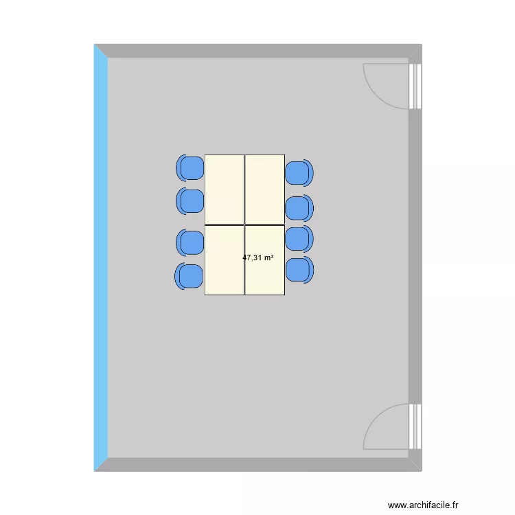 RC107 Mono. Plan de 1  et 47 m²