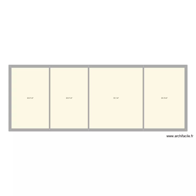 TROUVILLE SOUS SOL. Plan de 4  et 105 m²