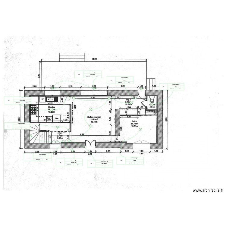 RDC BOURGEON ECL. Plan de 0 pièce et 0 m2