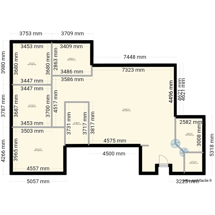 Ali et DADOU 2. Plan de 0 pièce et 0 m2
