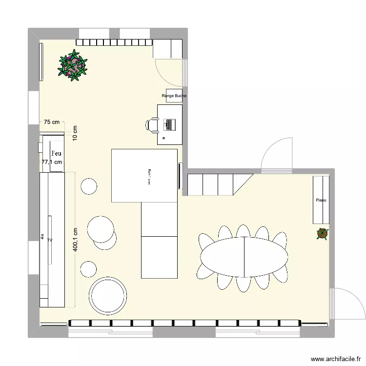 Salon. Plan de Salon. Plan de