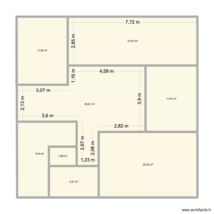 Plan pk 4 v2. Plan de 8  et 112 m²