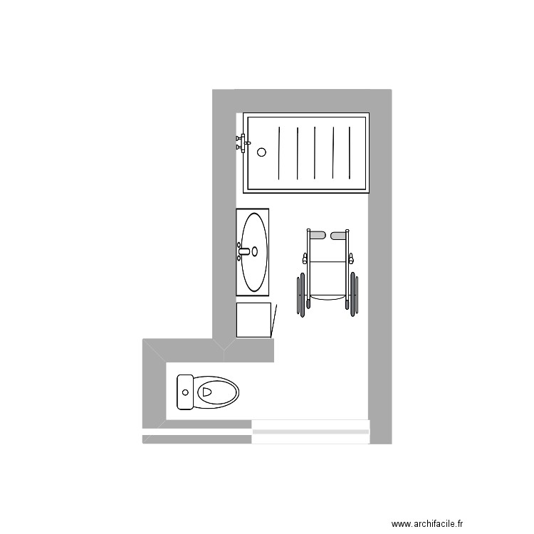 Sdb. Plan de 0 pièce et 0 m2