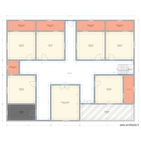 Plan de fondation d\'une maison T8