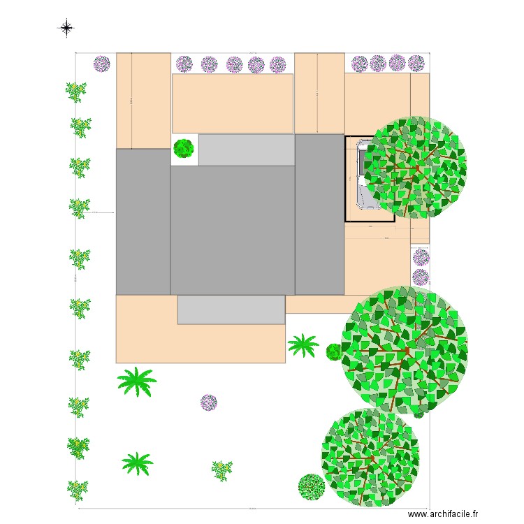 Carport. Plan de 0 pièce et 0 m2