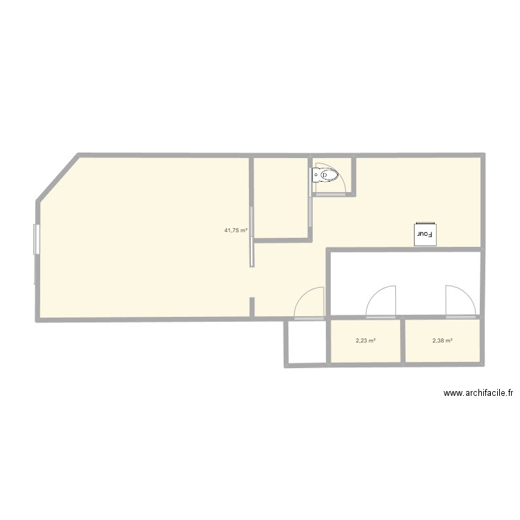 boucherie plan. Plan de 0 pièce et 0 m2