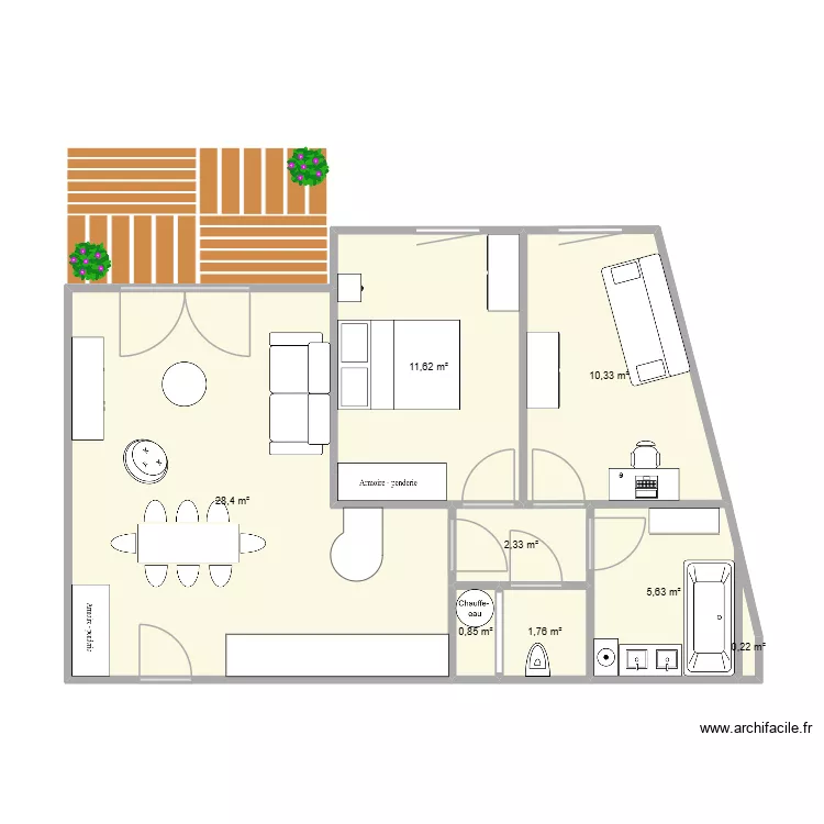 projet st georges. Plan de 