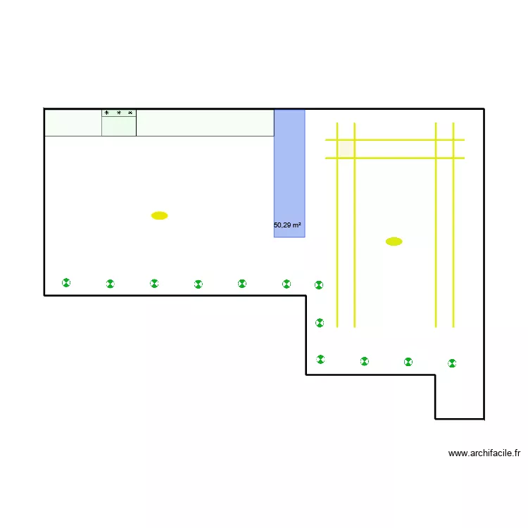 بيبببيبي. Plan de 2 et 51 m² بيبببيبي. Plan de 2 et 51 m²