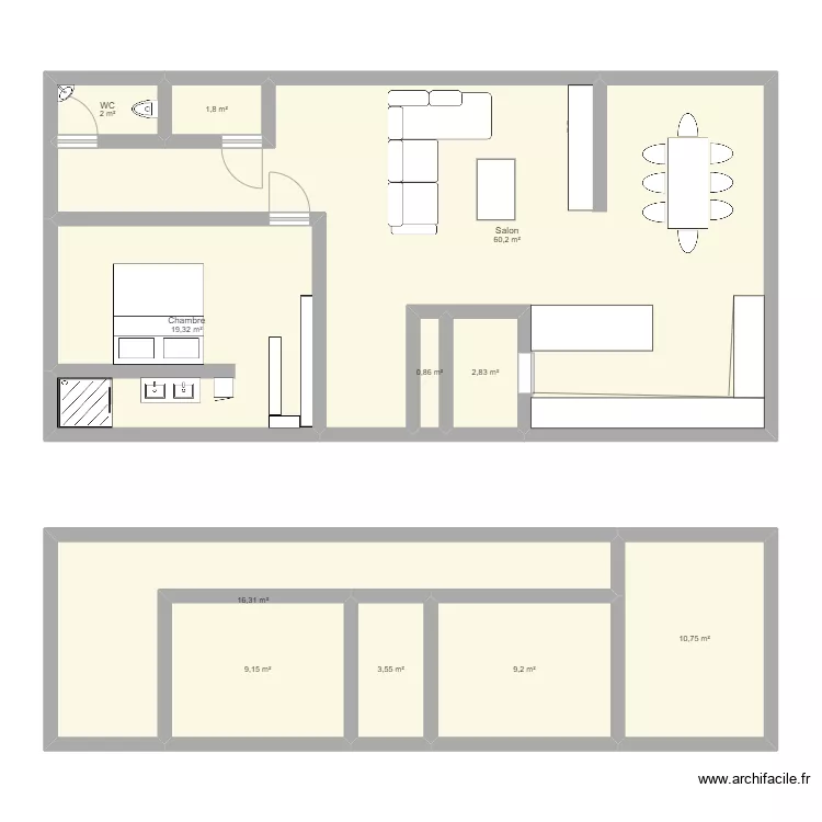 MAISON PERSO 2. Plan de 