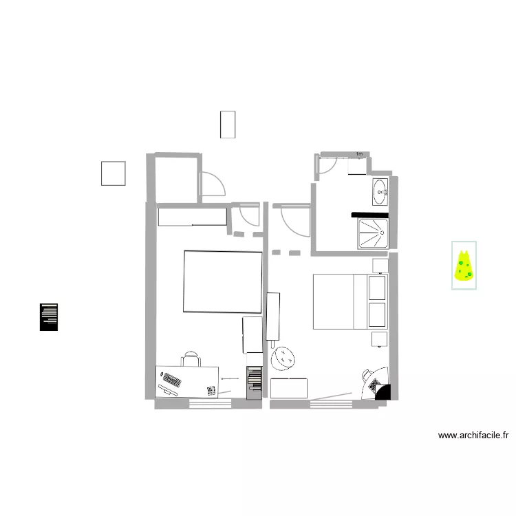 WURTZ CHAMBRES. Plan de 