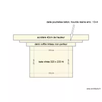 vue baie vitr&eacute;e sans retomb&eacute;e de linteau